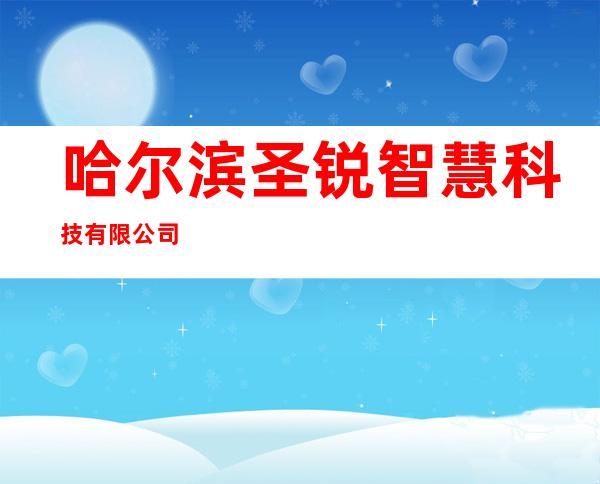 哈尔滨圣锐智慧科技有限公司